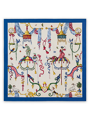 View Venetian Carnival Silk Scarf Product