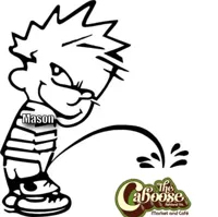 Calvin Peeing