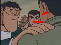 hand on shoulder