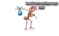 Sad Ant With Bindle / Homeless Ant / How It Feels To Ant
