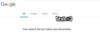 Google No Results
