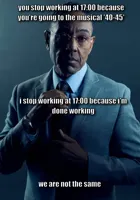 Gus Fring we are not the same