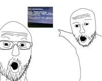 wojak pointing