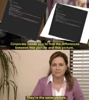 Corporate needs you to find the differences