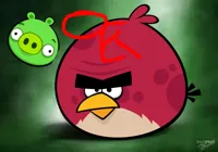Realistic Red Angry Birds