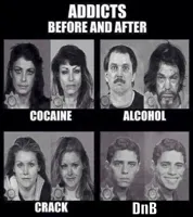 Addicts before and after