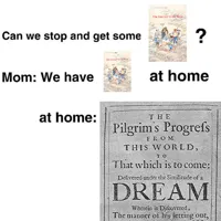 At home