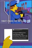 Don't make me tap the sign