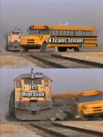 train crashes bus
