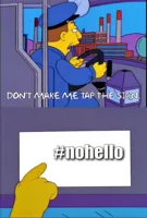 Don't make me tap the sign