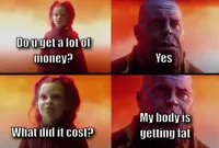 thanos what did it cost