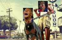 GTA 5 Franklin and his dog Chop