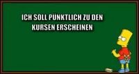 Bart Simpson - chalkboard