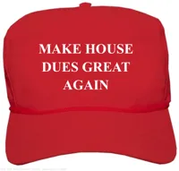 blank red MAGA hat