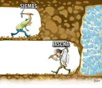 mining diamonds