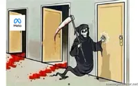 Grim Reaper Knocking Door