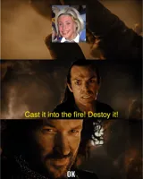 cast it into the fire