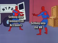 Spider man pointing