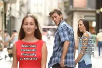 guy looking at girl
