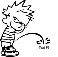 Calvin Peeing