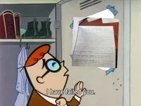 I have failed you