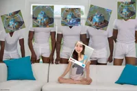 Girl on couch