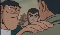hand on shoulder