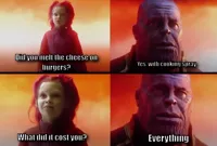 thanos what did it cost