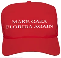 blank red MAGA hat