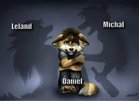wolf parents fighting