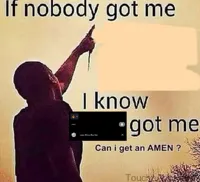 If nobody got me blank