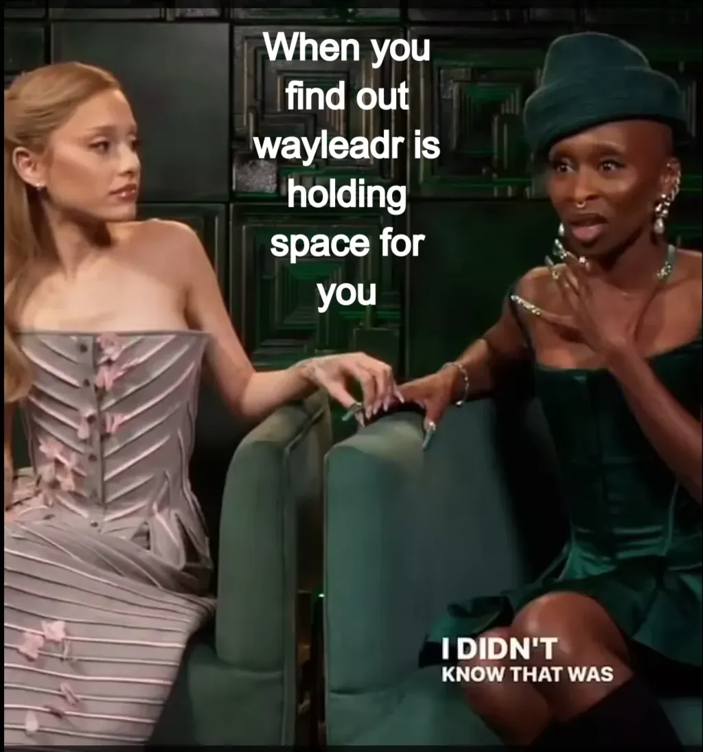 holding space