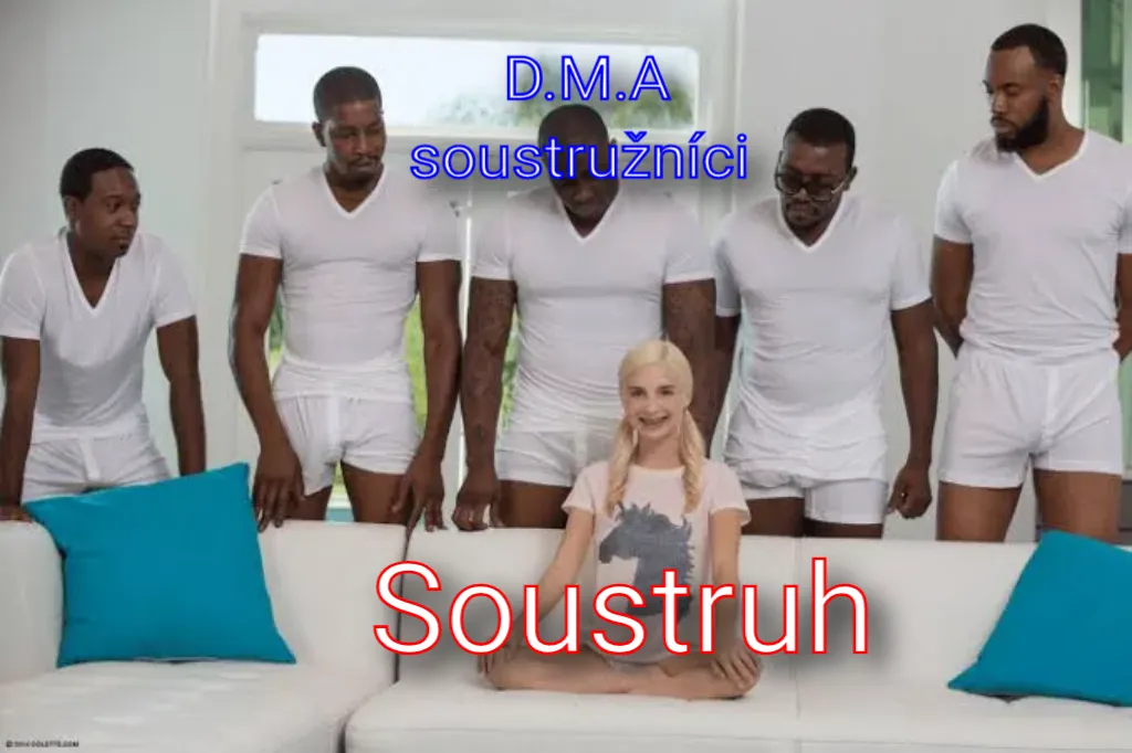 white girl on couch