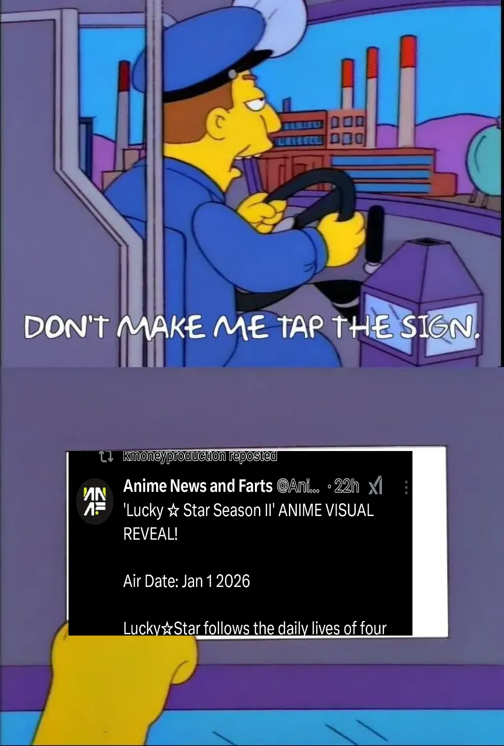 Don't make me tap the sign