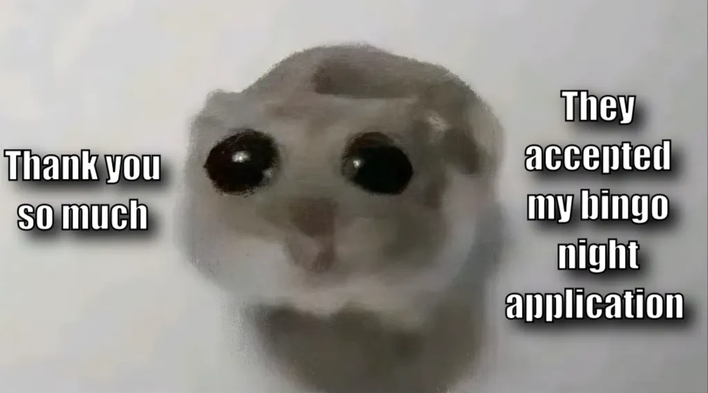 Sad Hamster / Hamster With Big Eyes / Crying Hamster