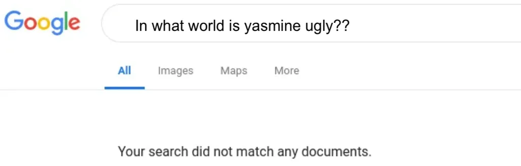 Google No Results