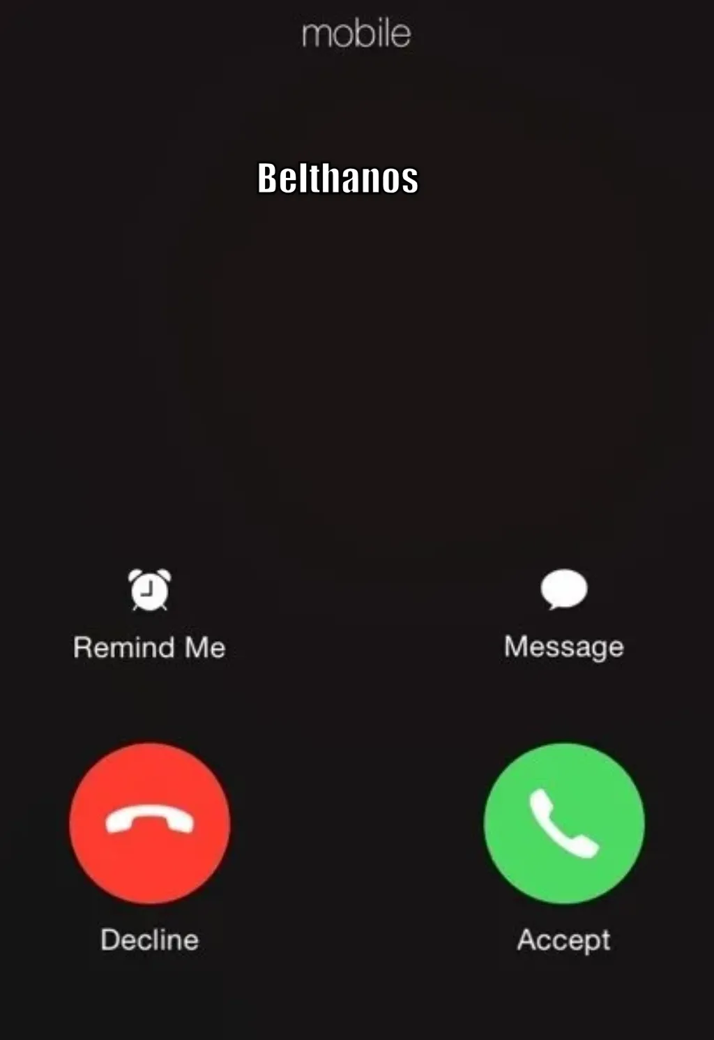 Incoming call