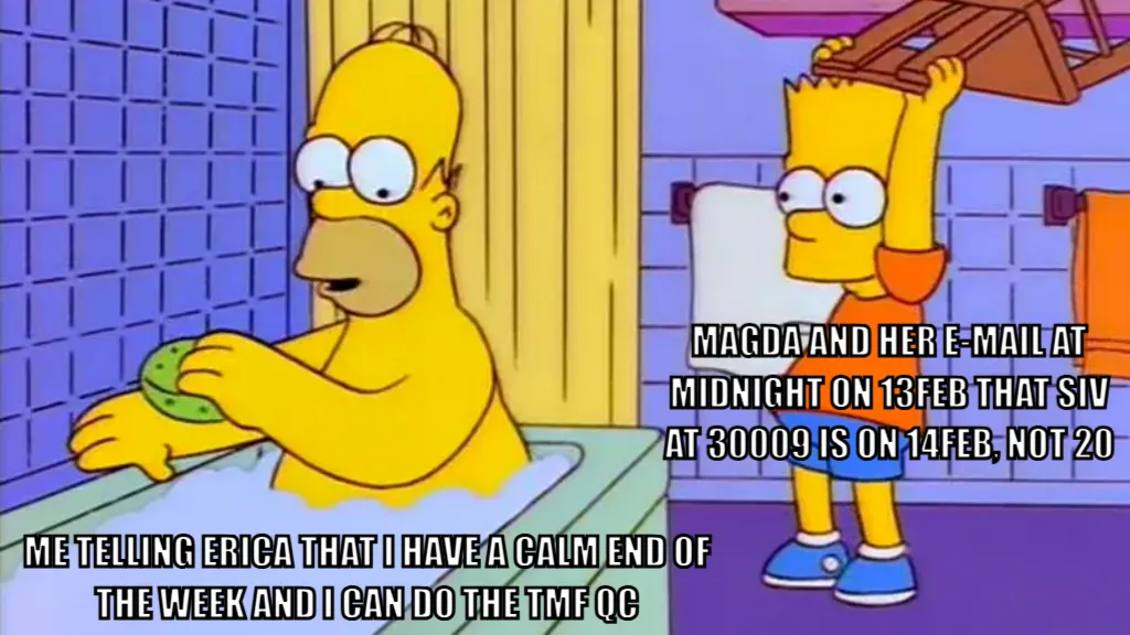 bart hitting homer with a chair