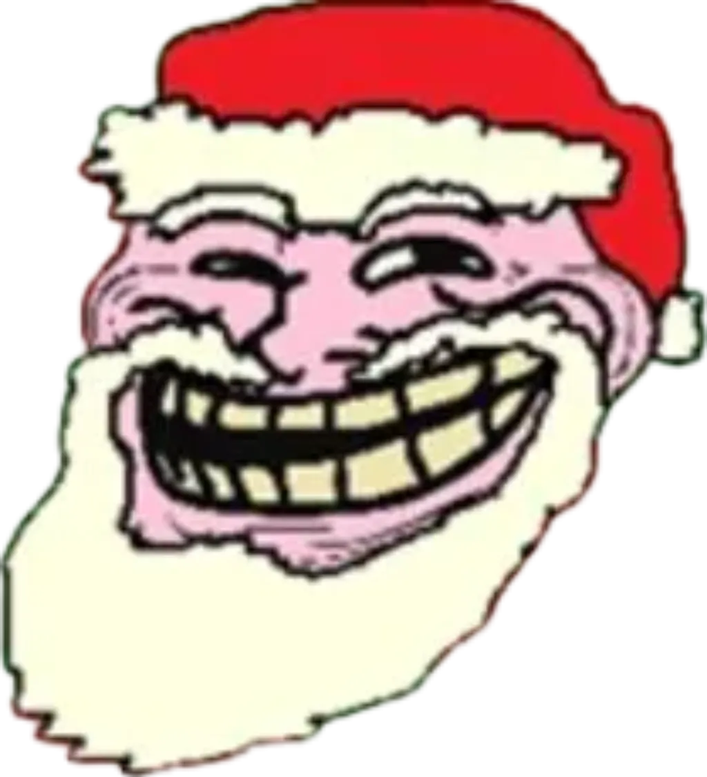 Santa Claus Troll Face