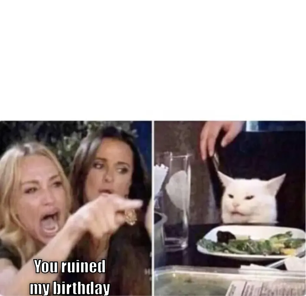 Real housewives screaming cat