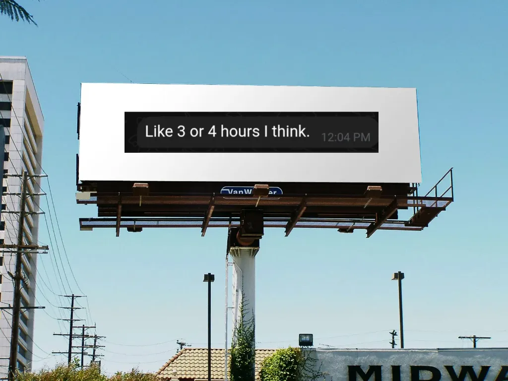 billboard blank