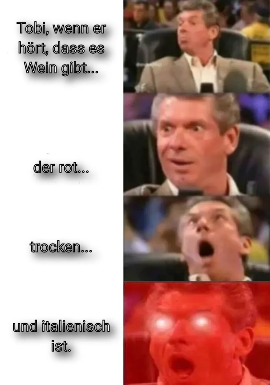 Mr. McMahon reaction