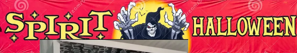 Spirit Halloween sign