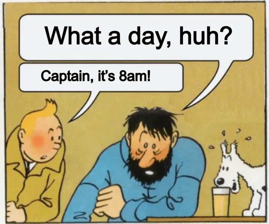 Tintin and Haddock