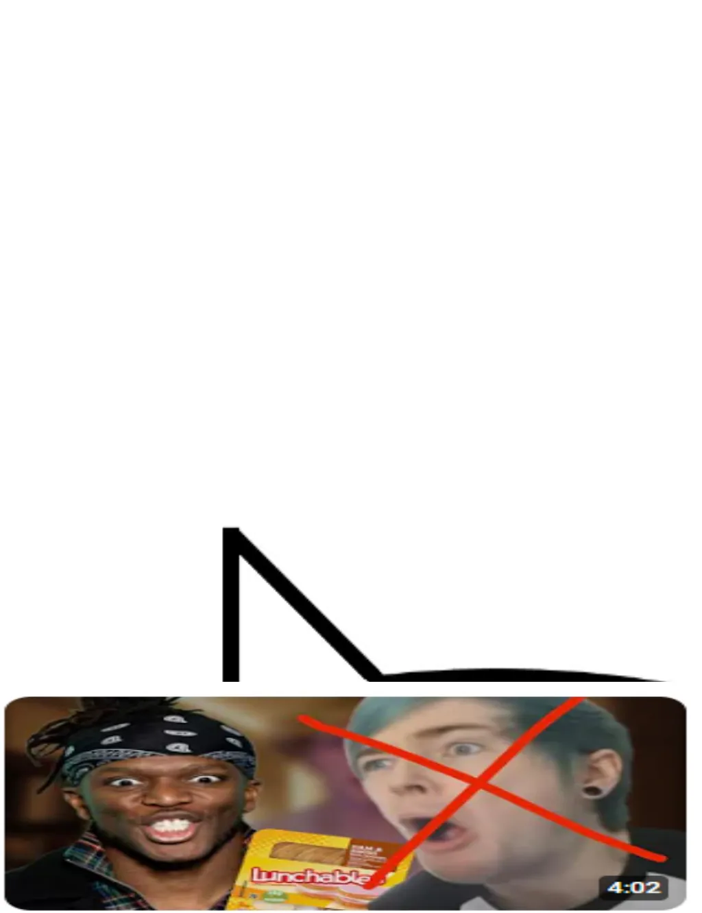 Speech bubble meme template reversed