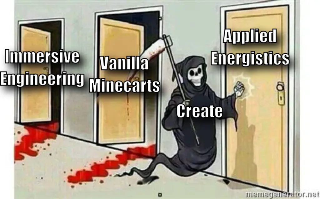 Grim Reaper Knocking Door