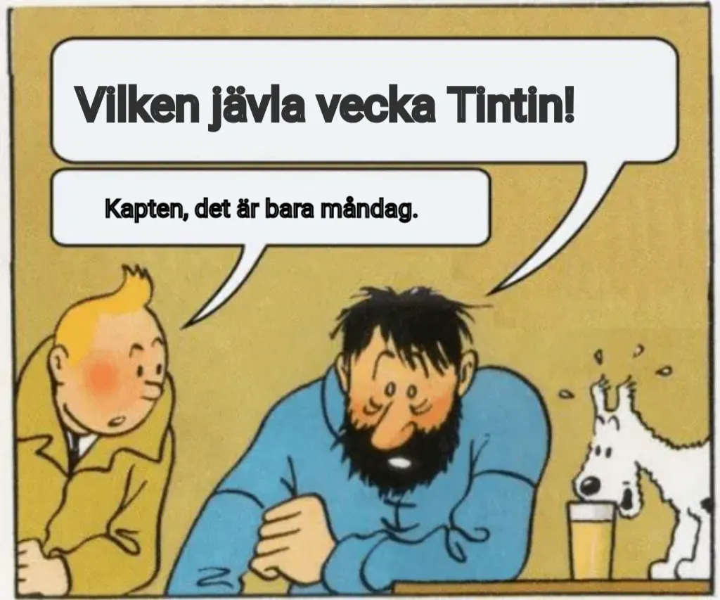 Tintin and Haddock