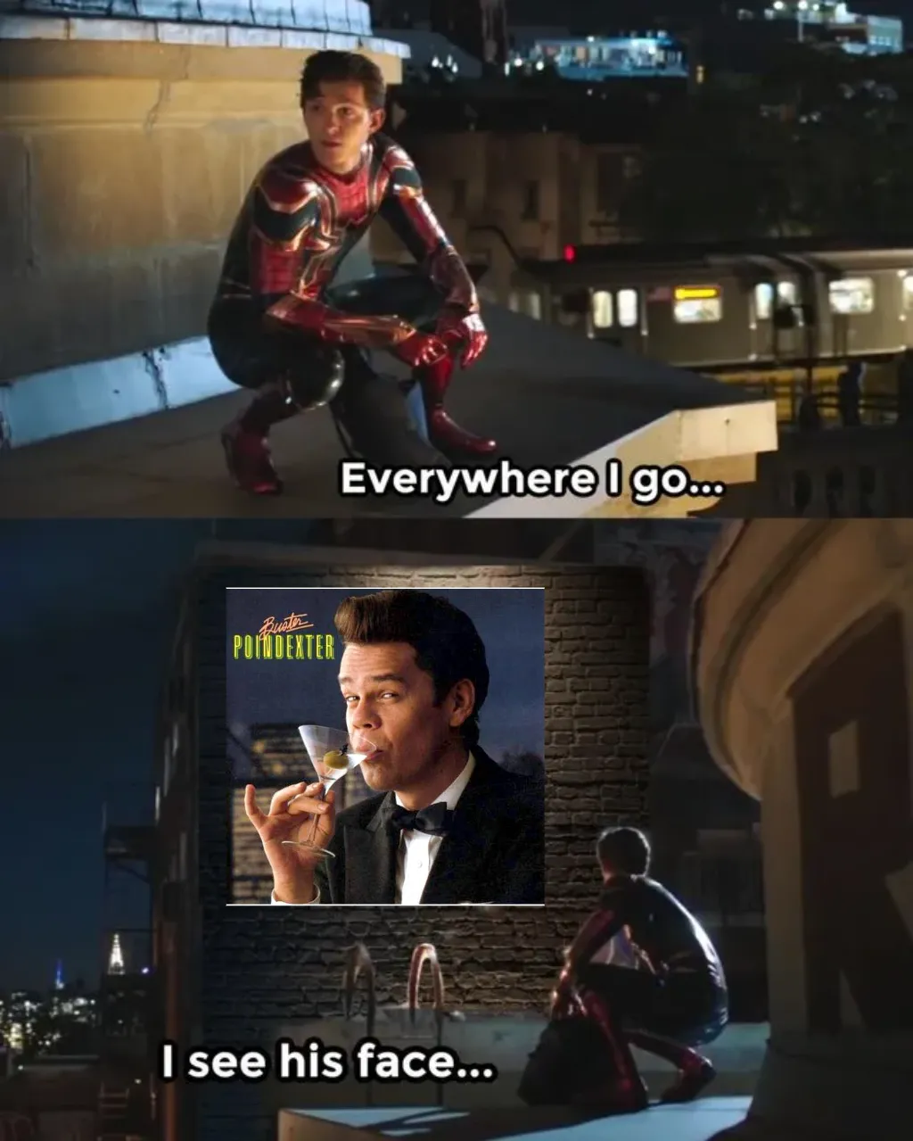 Everywhere I go I see his face