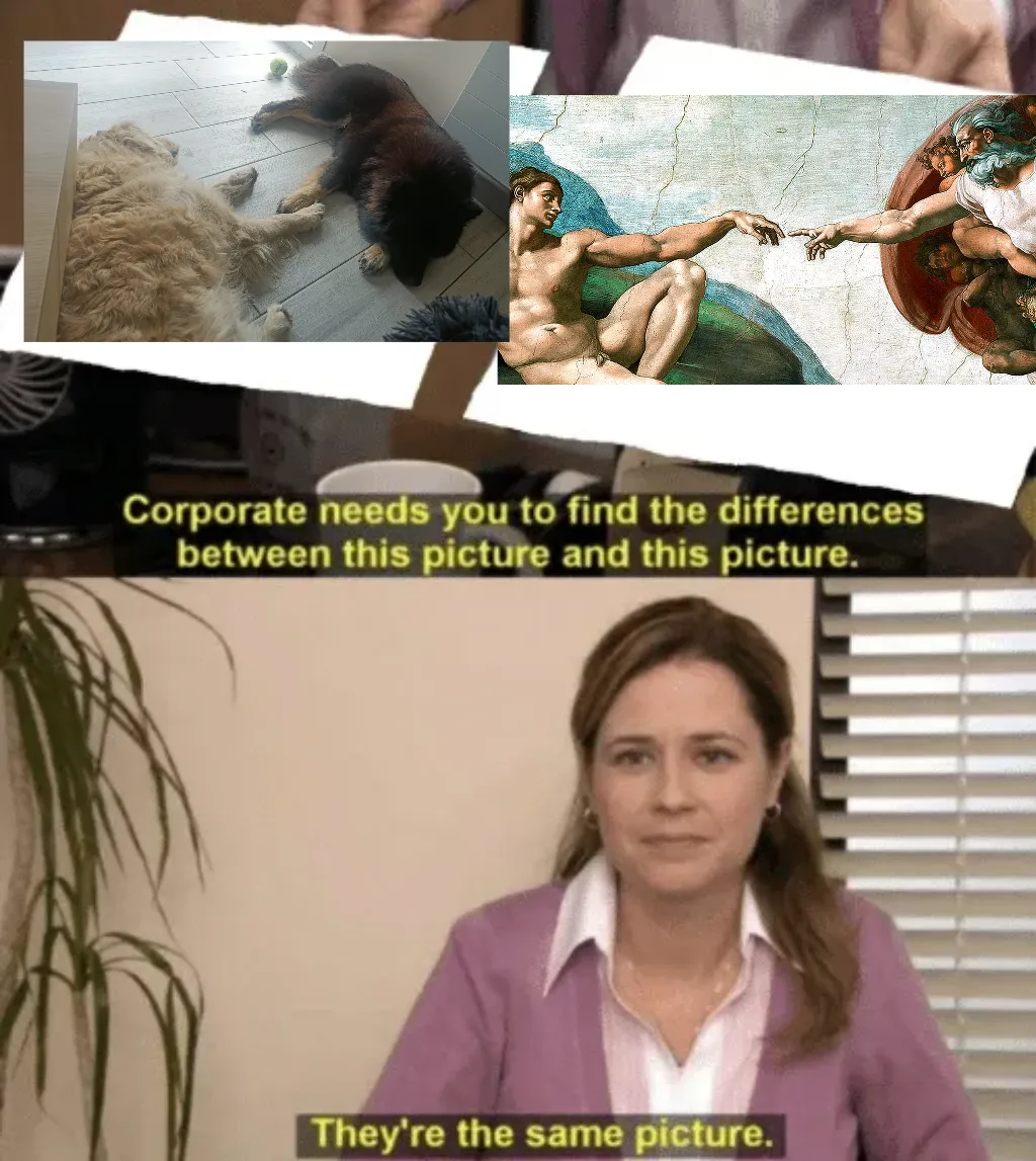 Corporate needs you to find the differences