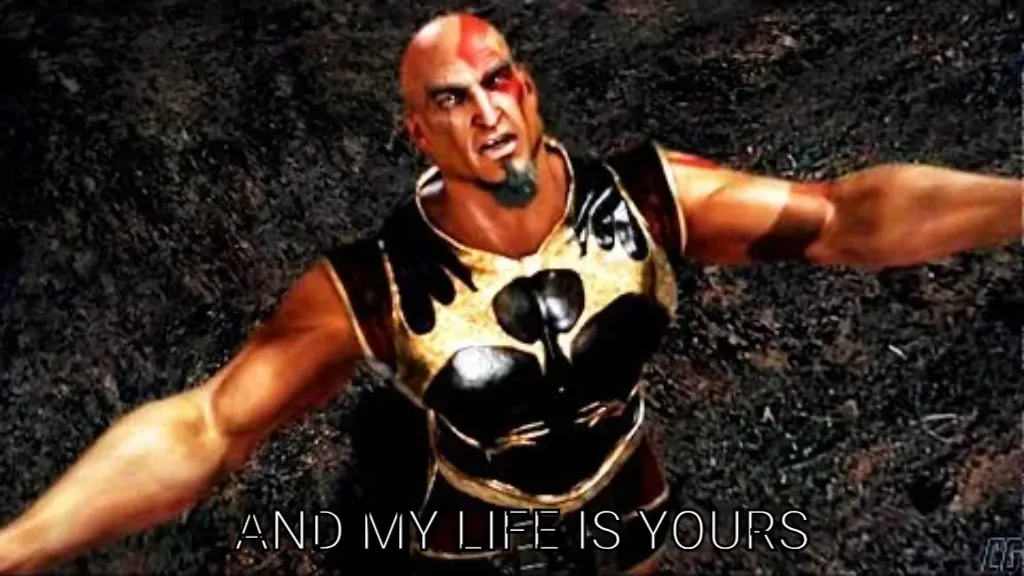 Kratos and my life is yours
